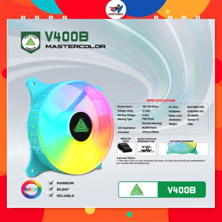 Fan VSP V400B LED ARGB (Fan 12Cm, Tự chuyển LED RGB)