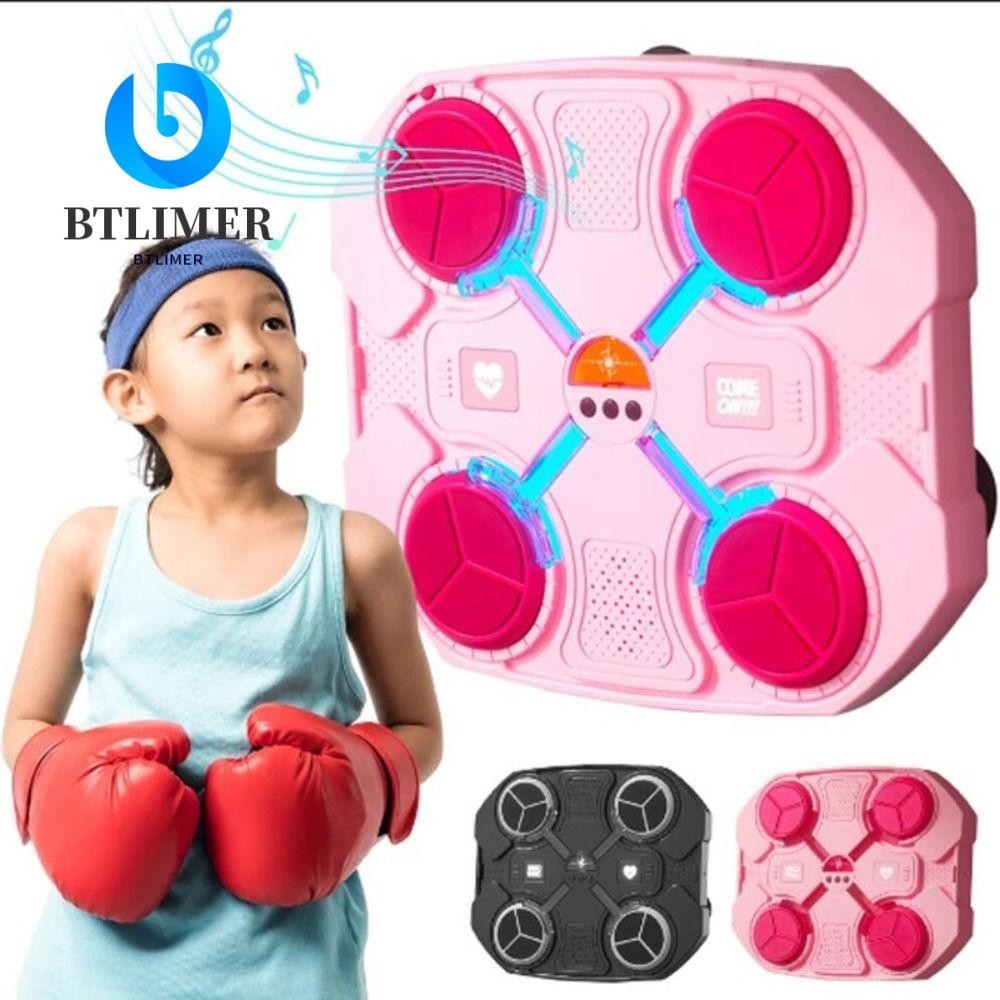 Máy đấm bốc âm nhạc thông minh BTLIMER, Boxing Sports Bluetooth Punching Pad Boxing Wall Target, Tập thể dục thư giãn Tập thể dục Phản ứng nhanh Mục tiêu huấn luyện đấm bốc điện tử
