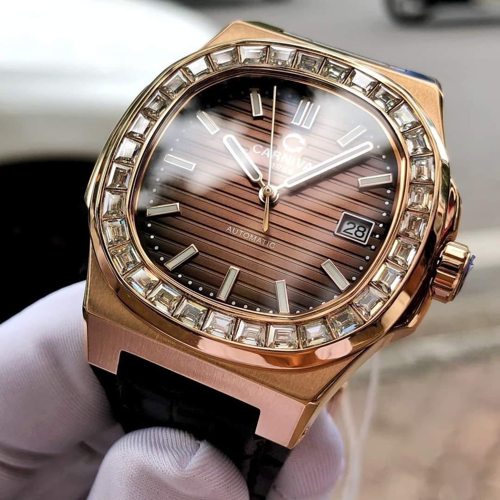 [Đủ các bản] Đồng Hồ Cơ Nam Carnival Nautilus 8108G Chính Hãng Best seller