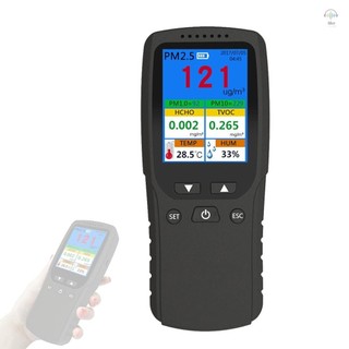 Máy dò PM2.5 cầm tay trong nhà Máy đo nhiệt độ đa chức năng Máy dò không khí kỹ thuật số LCD tại nhà Máy phân tích chất lượng không khí thông minh Máy đo ô nhiễm không khí gia đình