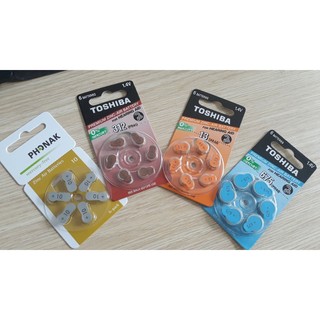 VỈ 6 VIÊN PIN MÁY TRỢ THÍNH MAXELL | Hoặc Các Hãng Tương Đương