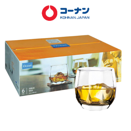 Bộ ly thủy tinh OCEAN Jubilee Rock 340ml, bộ 6 ly