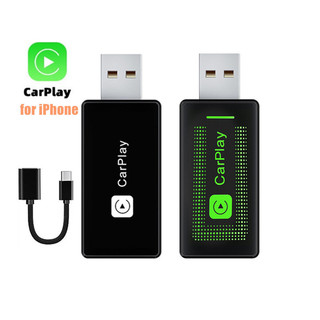 Bộ chuyển đổi CarPlay không dây cho iPhone IOS 13 + Apple Car Play Dongle Magic AI Box Chuyển đổi nhà máy có dây CarPlay sang CarPlay không dây