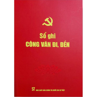 Sách - Sổ ghi công văn đi đến