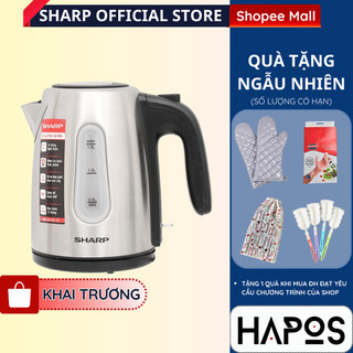 Bình siêu tốc sharp 1,5 lít chính hãng, công suất cao đun sôi nhanh ekj-15evs-st - thương hiệu nhật - hapos official