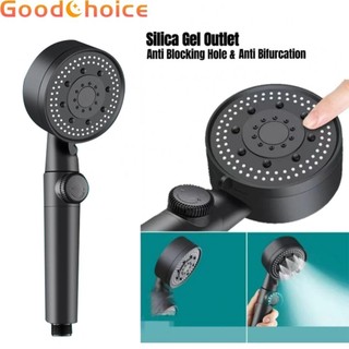 Shower Head Universal Interface 5 Mode ABS Adjustable Handheld Removable
