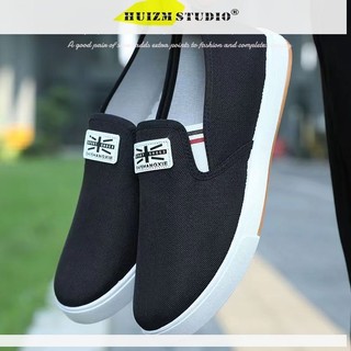 Giày len vải canvas thời trang giản dị giày công sở nhẹ đế bằng giày vải Bắc Kinh cũ