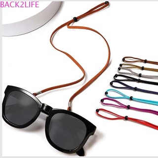 Back2life da kính dây đeo thời trang có thể điều chỉnh kính đọc sách giữ màu dây đeo cổ dây da pu kính dây