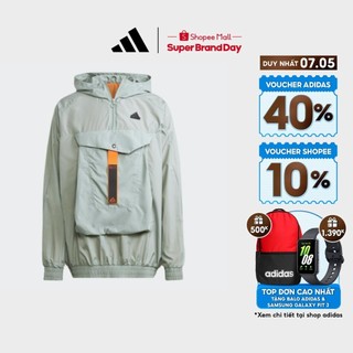  adidas Phong cách sống Áo Gió Premium Escape City Nam màu xanh lá IC3725