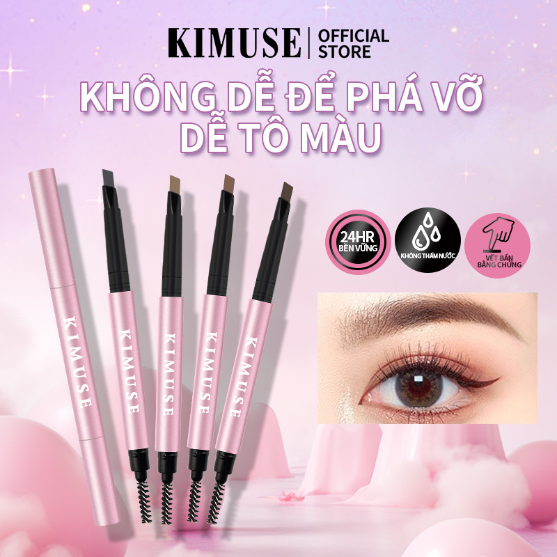 Chì Kẻ Chân Mày Kimuse Chống Nước Giữ Màu Tốt 10G