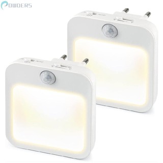 -New In May-Modern and Practical Motion Sensor LED Night Light for Bedside Bedroom EUUK Plug[Overseas Products]