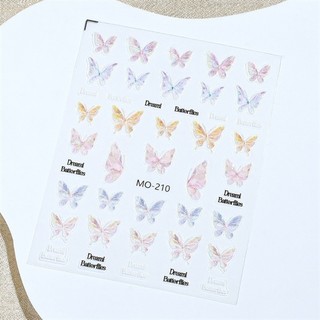 Sticker dán móng hình bướm mã MO -