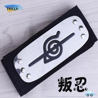 ☆FKILLA☆ Anime Naruto Kakashi Sasuke Konoha Village Headband Konoha Cosplay Armband Headdress Boys Quần áo Phụ kiện