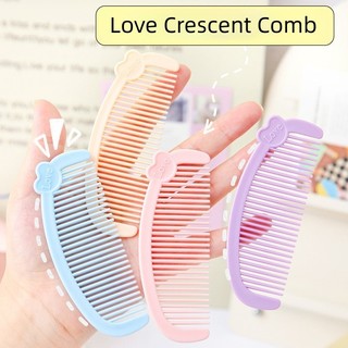Lược chải tóc Mini hoạt hình dễ thương Lược chải tóc bằng nhựa di động Lược chải tóc tại nhà dành cho nữ