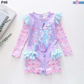 Bộ bơi liền bé gái