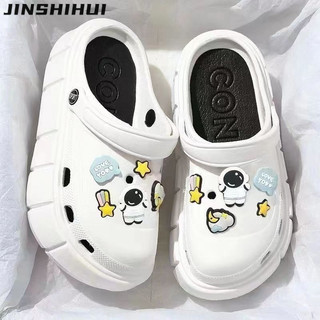 JINSHIHUI dép cross dép kiểu nữ đi chơi Đẹp Đa năng Đế chống trơn trượt Siêu nhẹ FBT2420D86 21Z240519