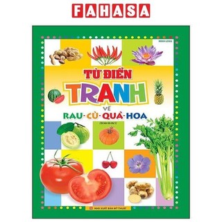 Sách từ điển tranh về rau-củ-quả-hoa