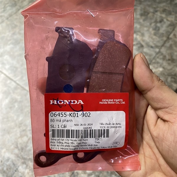 Bộ Má Phanh Dầu Trước 3 Piston Honda SH 125i SH 150i 2013 - 2019 (06455K01902)