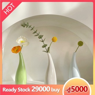 Bình hoa gốm phong cách Bắc Âu đơn giản tiện dụng trang trí nội thất/ làm đạo cụ chụp ảnh