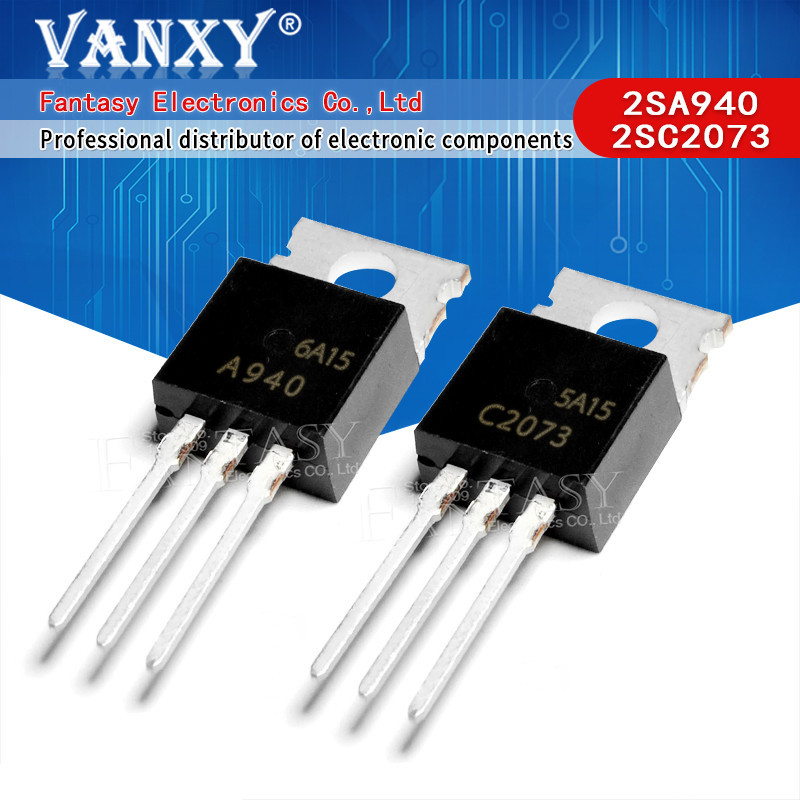10 CÁI 5 ĐÔI (5 CÁI 2SA940 + 5 CÁI 2SC2073) TO-220 A940 C2073 (5 CÁI 2SA968 + 5 CÁI 2SC2238) (5 CÁI 