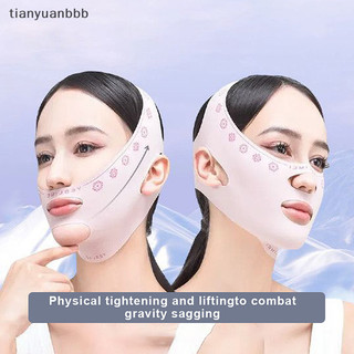 Tianyuanbbb Thoáng Khí Mặt V Cheek Nâng Mặt nạ Mỏng Giảm Đôi cằm Chữ V Định Hình Chống Nhăn Mặt Tốt
