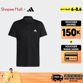 adidas Tập luyện Áo Polo Tập Luyện Train Essentials Nam Đen IB8103