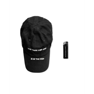 Blvck - the cure for pain cap & lighter