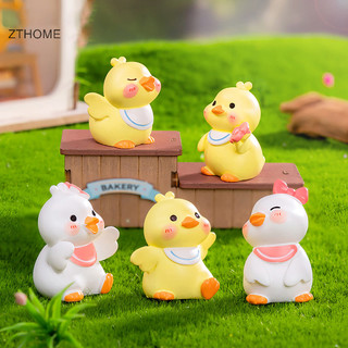 Zthome Anime Hình Vịt Vàng Nhỏ Trang Trí Mô Hình Dễ Thương Xe Gắn Đồ Trang Trí Phụ Kiện Sáng Tạo Dễ Thương Mini Đồ Trang Trí Quà Tặng HOT