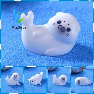 Gofidin biển sư tử micro phong cảnh, nhựa đại dương series tượng sư tử biển, mini biển sư tử mini trang trí bể cá đồ trang trí nhỏ cảnh quan