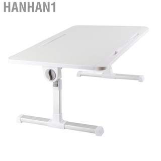 Hanhan1 Portable Bed Tray Table  Laptop Solid Construction Large Desktop Space for Reading