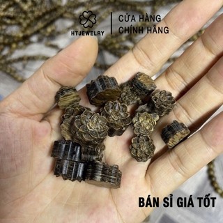Hoa sen trầm hương tự nhiên 100% HTJEWELRY