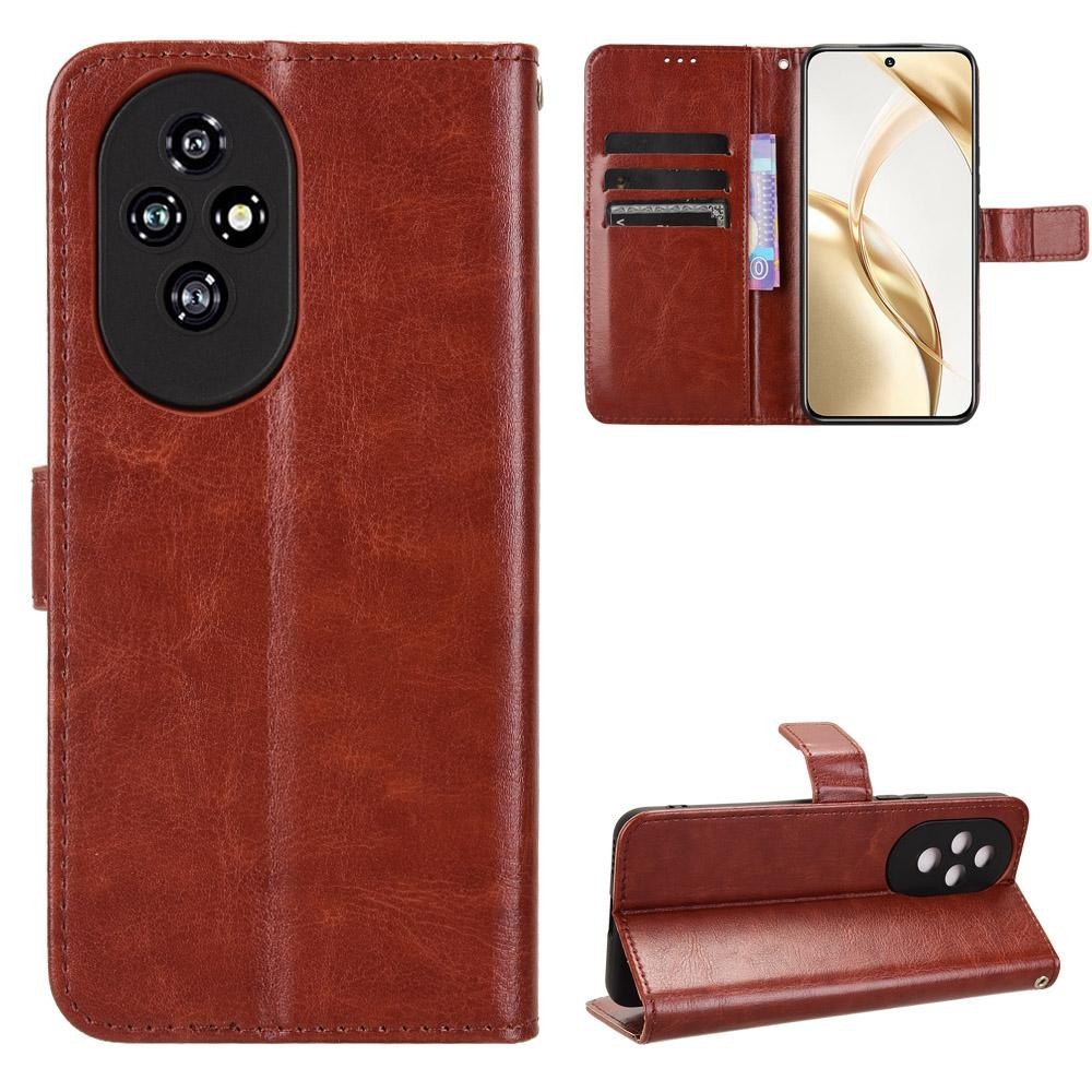Dành Cho Honor 200 ELI-AN00 Ốp Lưng Full Cover Bao Da Lật Ốp Điện Thoại Di Động Honor 200 5G 2024 Vỏ Da Thẻ