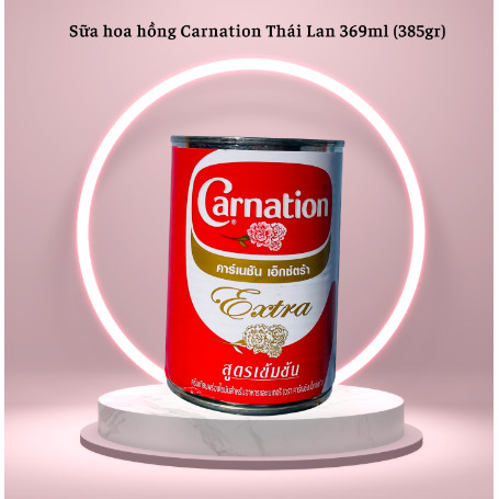 Sữa béo Carnation 385g (Sữa hoa hồng) Thái Lan