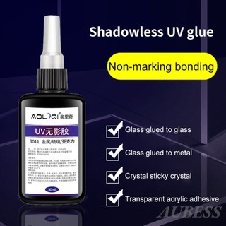 50ml Keo UV Trong Suốt Nhanh Khô Keo Không Bóng Cố Định Keo Dán Niêm Phong Thủy Tinh Kim Loại Nhựa Mô Hình Dòng Dữ Liệu Crack Caulk Bond Dụng Cụ Sửa Chữa