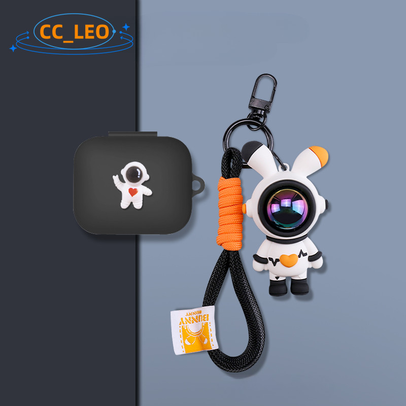 Suitable for OnePlus Buds Pro2 Case Cartoon Astronaut Duck Keychain Pendant OnePlus Buds3 Silicone S