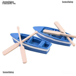 Set 2 thuyền mini trang trí sân vườn