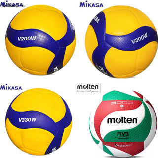Mikasa bóng chuyền tiêu chuẩn v300w v200w v330w mva300 mva330 moltenv5m5000m