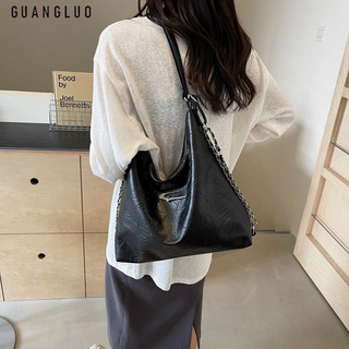Guangluo Phiên bản Hàn Quốc của túi đeo vai Tote thời trang nữ đi lại dung tích lớn túi đeo vai đơn giản