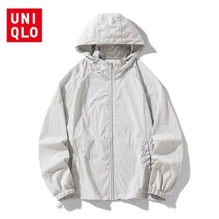 Uniqlo Áo khoác chống tia cực tím mùa hè thời trang dành cho nữ UPF50 + quần áo chống nắng thoáng khí và thoải mái