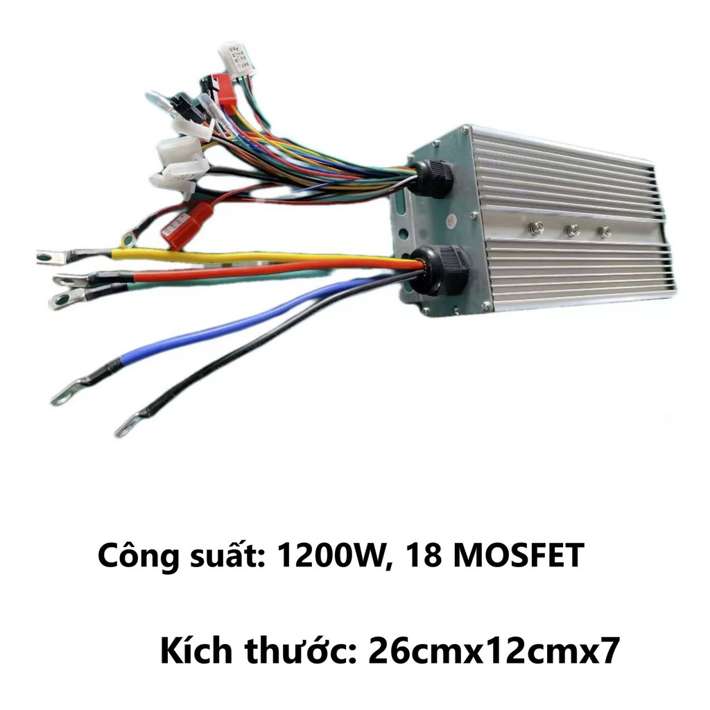 Bộ IC Điều Tốc Đa Năng cho Xe Điện 48v /64v /1200w 18 fet