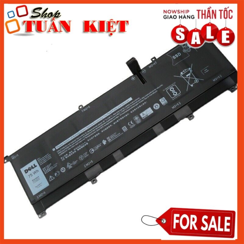 Pin Battery Laptop DELL XPS 15 9575 8N0T7 75WHR