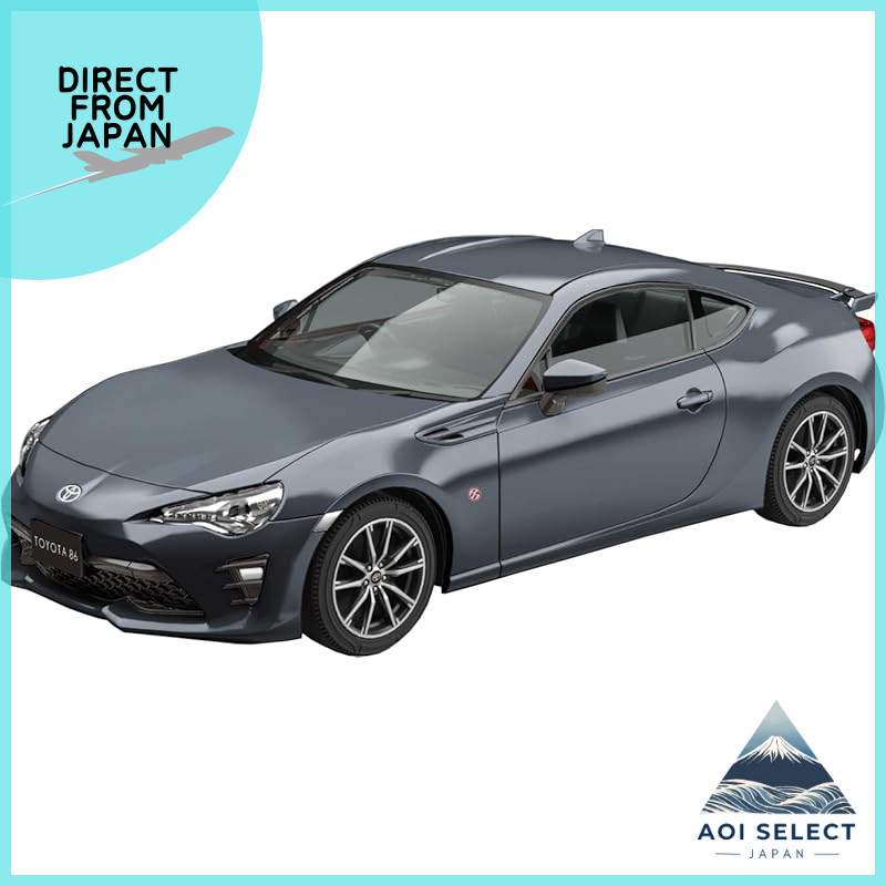 Aoshima Bunka Toy Co. 1/32 Rakupla Snap Kit No. 08-DG Toyota 86 Dark Gray Metallic Pre-painted Plast