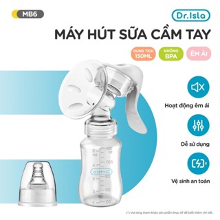 Dr.isla - Máy Hút Sữa Bằng Tay Cầm Tay Tiện Lợi Không BPA Hút Mạnh MB6