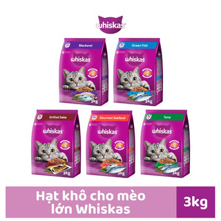 Hạt Whiskas Cho Mèo Túi Nguyên Seal 3kg