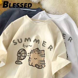 Blessed áo phông áo thun nữ croptop baby tee Casual phổ biến Hàn Phong thời WTX2440C8L 15Z240411