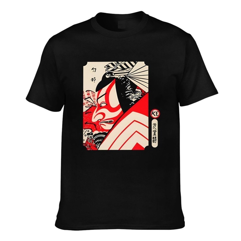 Salecomics Nhật Bản Geisha Cá Tính Nam In Hình Áo Thun Nam
