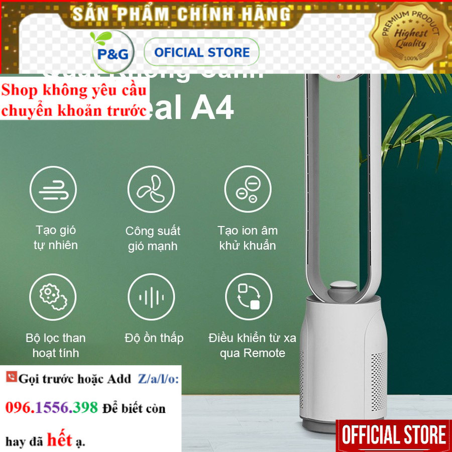 Hãng Quạt Không Cánh Tạo Ion Xiaomi KEHEAL A4