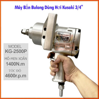 Súng Vặn Bulong Hơi Kusaki 3/4 KG-2500P, xiết bu lông, đai ốc cỡ lớn, chuyên dùng cho xe con, xe tải, xe công trình