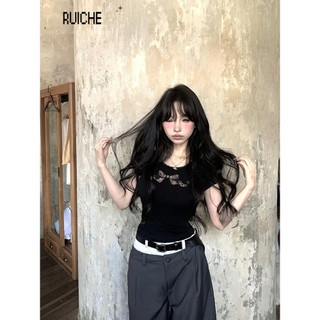 RUICHE áo phông áo thun nữ croptop baby tee Fashion hàn quốc INS Popular WTX2430RCP 17Z240424