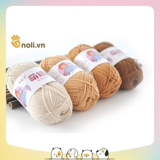 Len baby yarn không bai dão, không phai màu, an toàn cho trẻ nhỏ, cực kì mềm mại 40g (Đủ bảng màu 01-66)